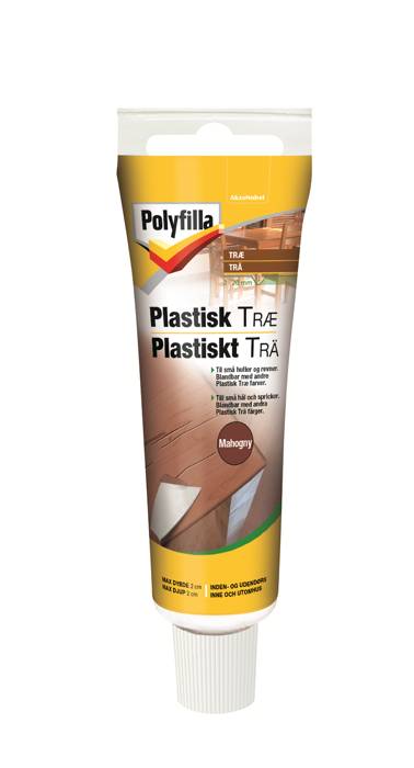 Polyfilla plastisk træ mahogni 50 ml